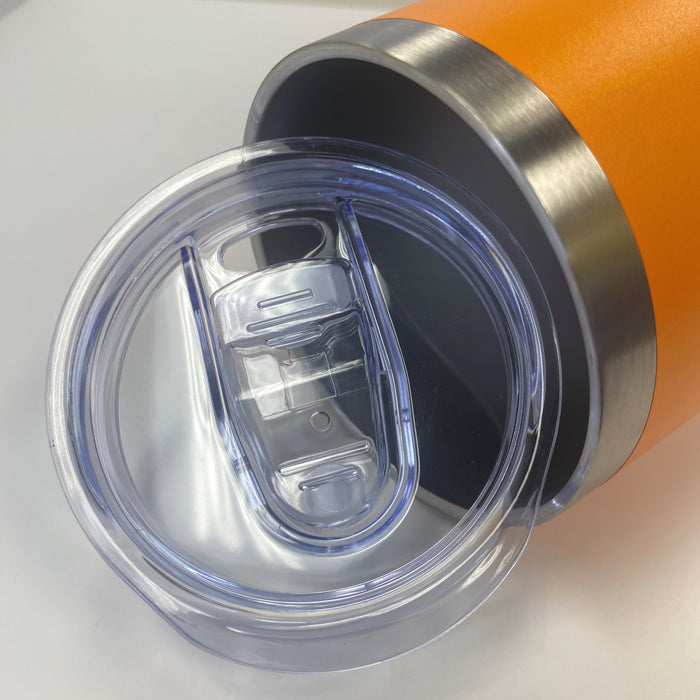 12 oz. Chalk Ink® Mandarin Orange Travel Tumbler with Slider Lid