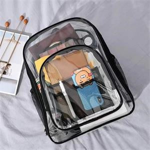 Clear Backpack w/ Reinforced Strap