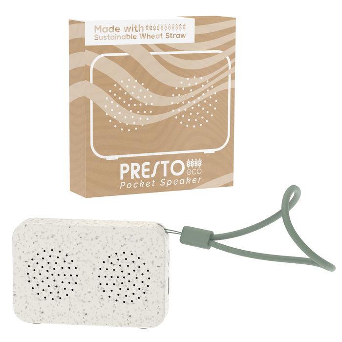 Presto Eco-Friendly Pocket Speaker