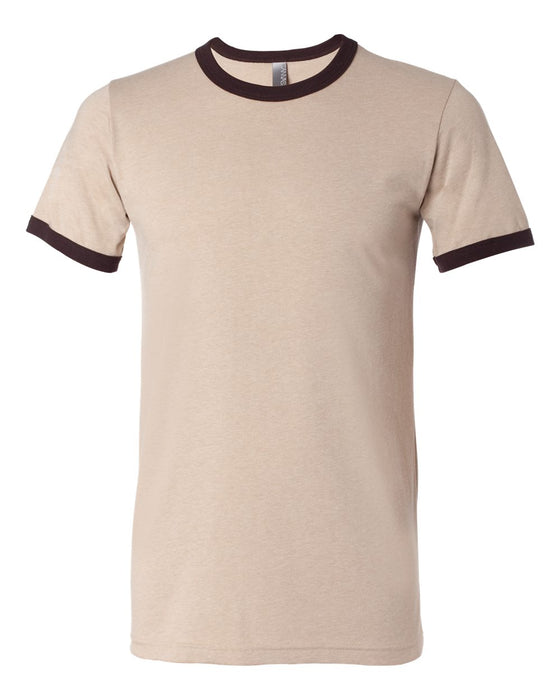 BELLA + CANVAS Jersey Heather Ringer Tee