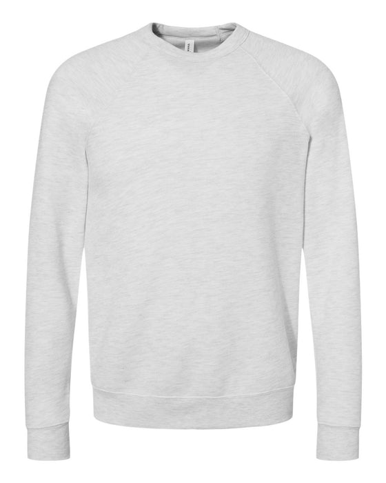 BELLA + CANVAS Sponge Fleece Raglan Crewneck Sweatshirt