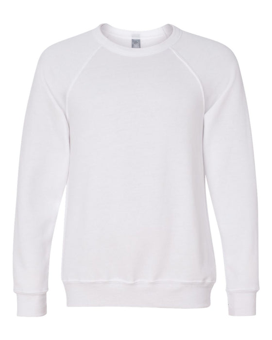 BELLA + CANVAS Sponge Fleece Raglan Crewneck Sweatshirt