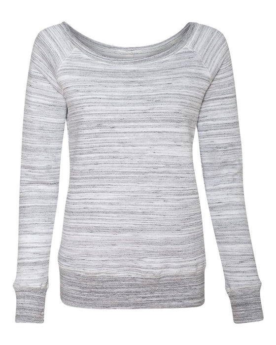 BELLA + CANVAS Women's Sponge Fleece Wide Neck Sweatshirt