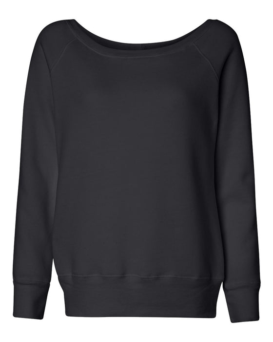 BELLA + CANVAS Women's Sponge Fleece Wide Neck Sweatshirt