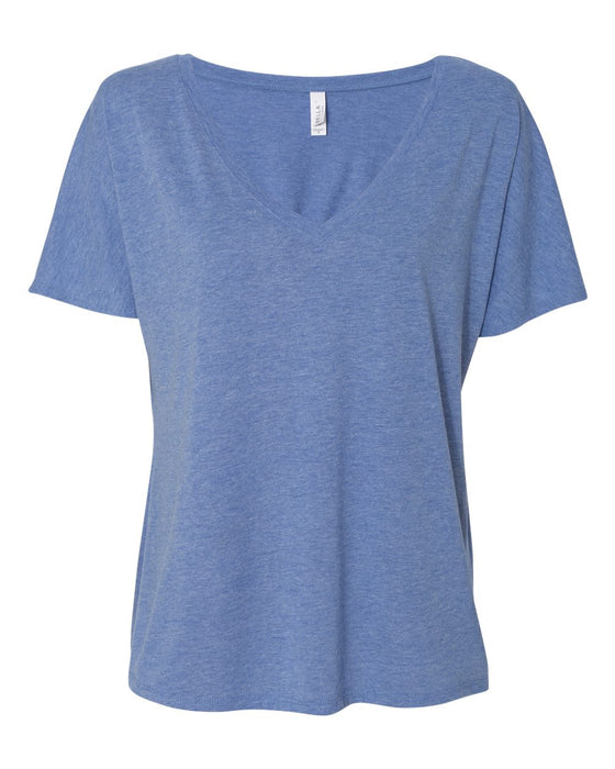 BELLA + CANVAS Women's Slouchy V-Neck Tee