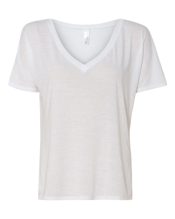 BELLA + CANVAS Women's Slouchy V-Neck Tee