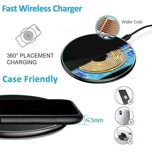 Wireless Phone Charger Disc