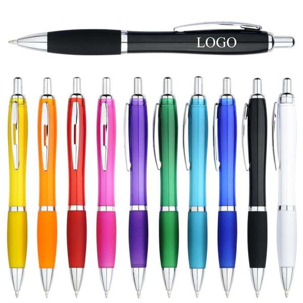 ClickTop Ballpoint Pens with Comfort Grip