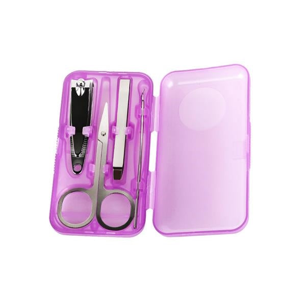 4 Piece Manicure Set With Color Case