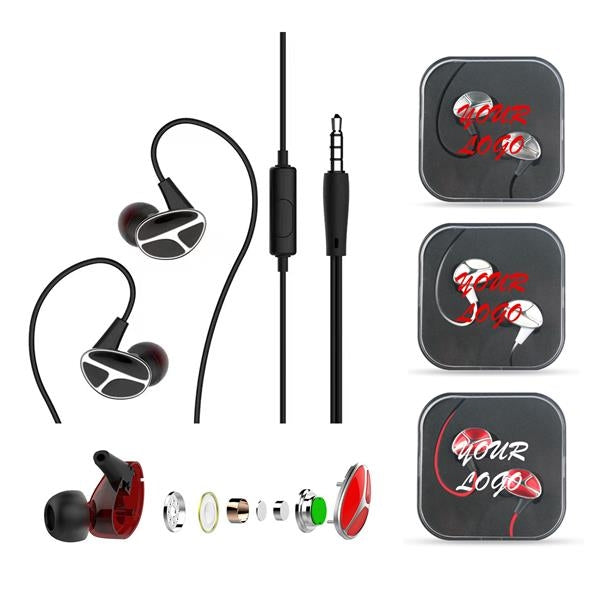 Wired Earbuds with Storage Case