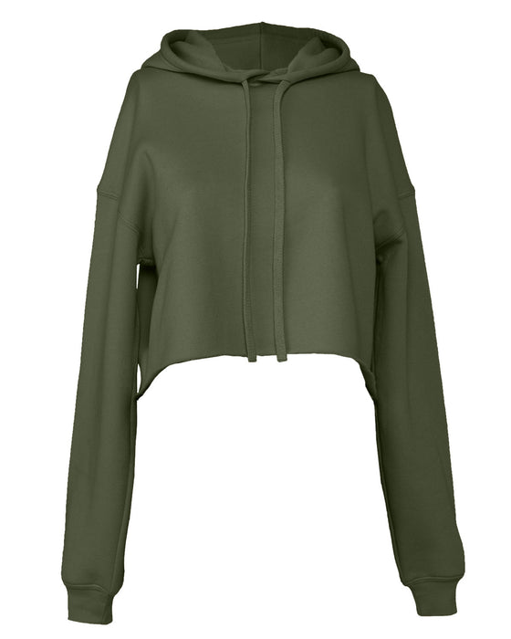 Ladies' Cropped Fleece Hoodie