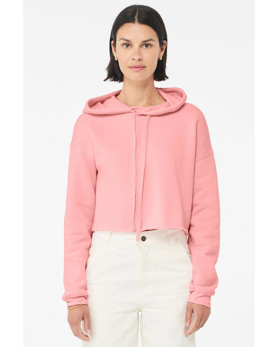 Ladies' Cropped Fleece Hoodie