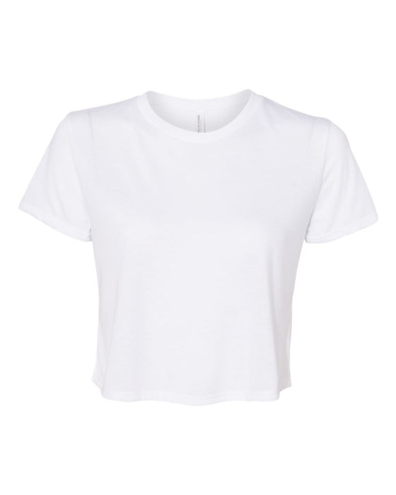 Ladies' Flowy Cropped T-Shirt
