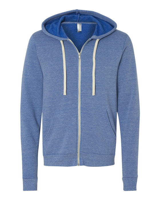 Bella+Canvas® Unisex Triblend Sponge Fleece Full-Zip Hoodie