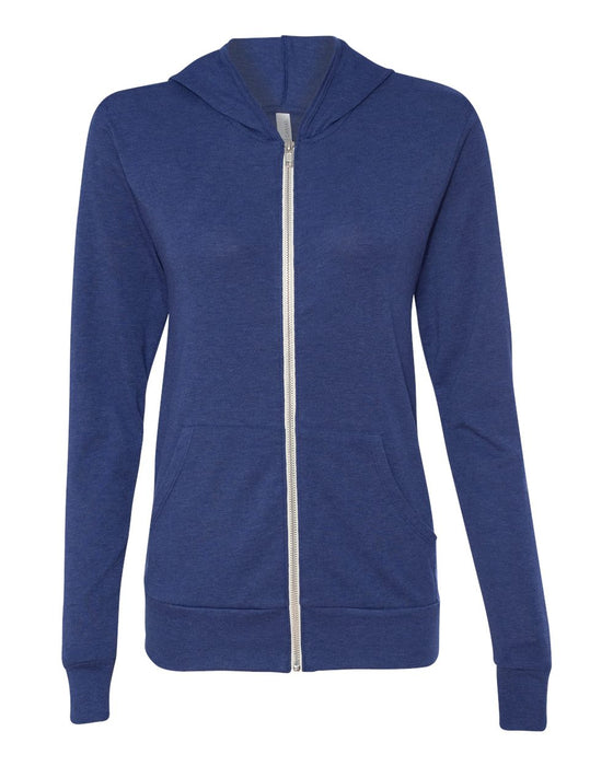 Bella+Canvas® Unisex TriBlend Lightweight Full-Zip Hoodie