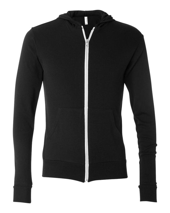 Bella+Canvas® Unisex TriBlend Lightweight Full-Zip Hoodie