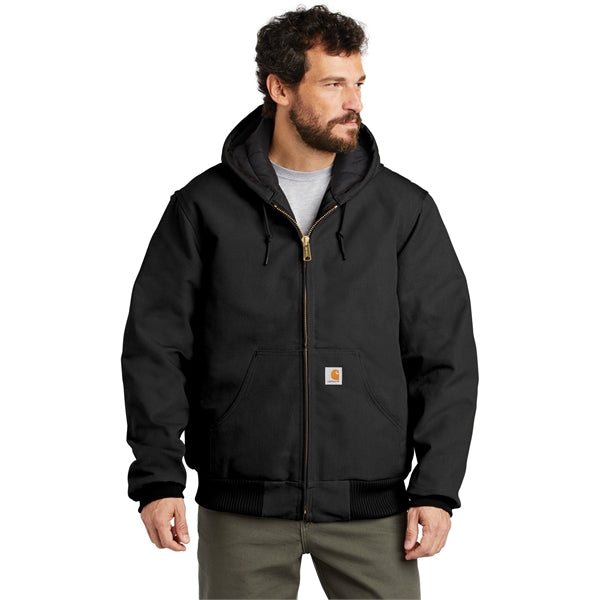 Carhartt Quilted-Flannel-Lined Duck Active Jacket - Tall