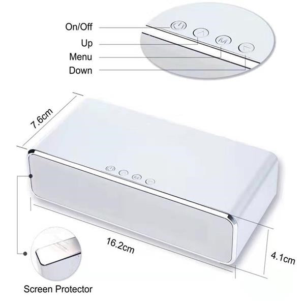Digital Alarm Clock With Wireless Charging