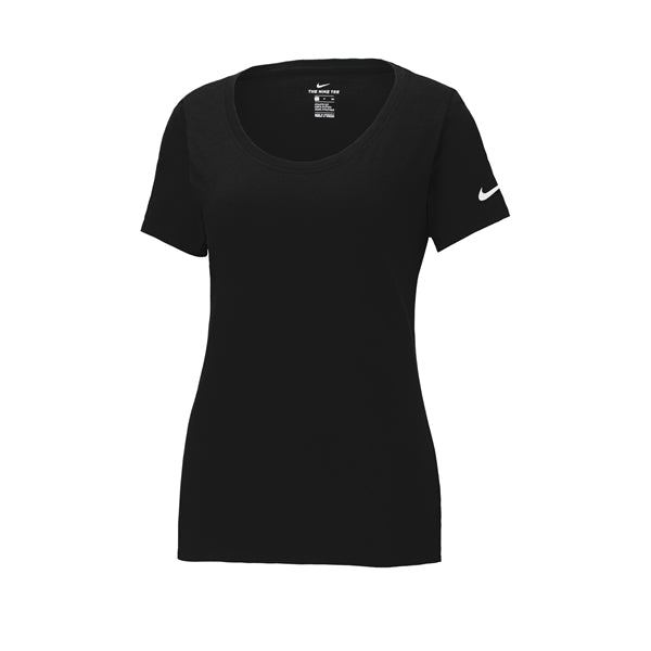 Nike Ladies Dri-FIT Cotton/Poly Scoop Neck Tee