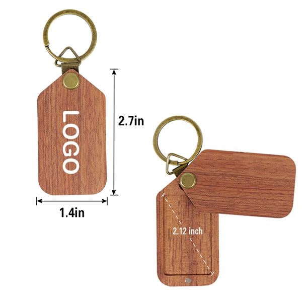 Wood Key Ring