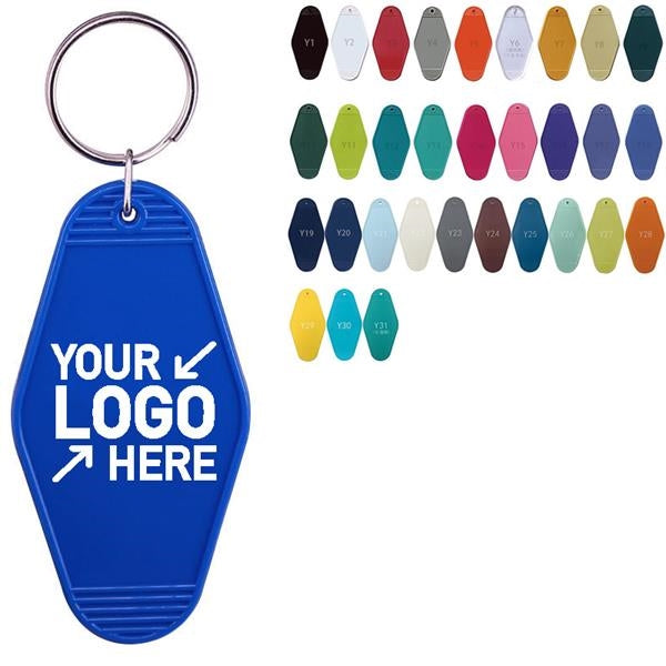 Plastic Hotel Keychain