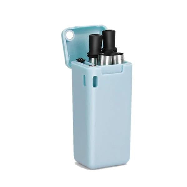 Collapsible Stainless Steel Straw w/ Case