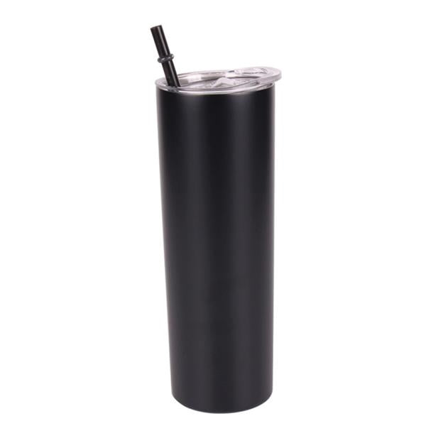 20 oz Stainless Steel Tumbler With Straw