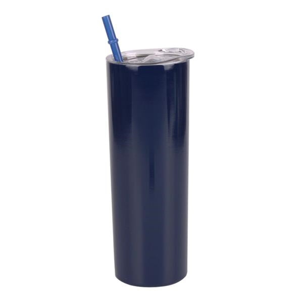 20 oz Stainless Steel Tumbler With Straw