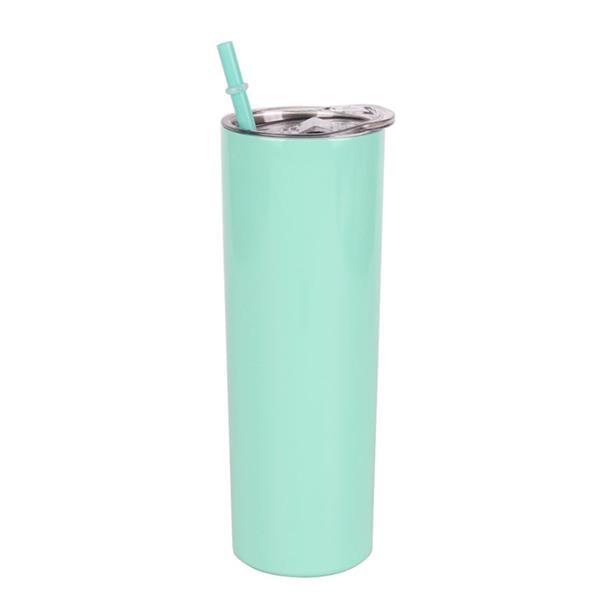 20 oz Stainless Steel Tumbler With Straw