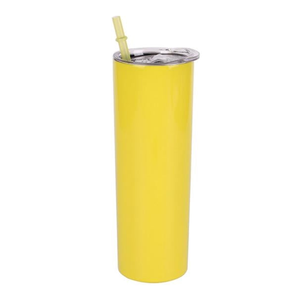 20 oz Stainless Steel Tumbler With Straw