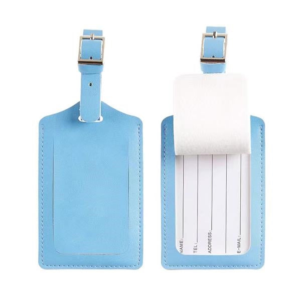 Vinyl Leather Luggage Tag