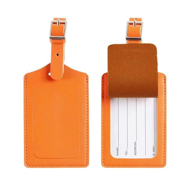 Vinyl Leather Luggage Tag