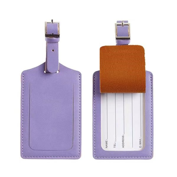 Vinyl Leather Luggage Tag