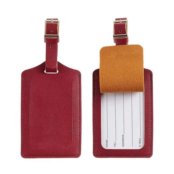 Vinyl Leather Luggage Tag