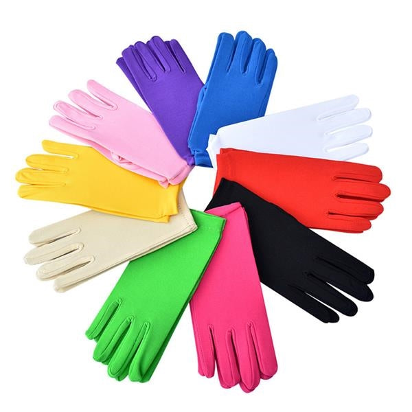 Unisex Satin Gloves