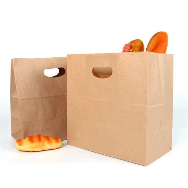 Die Cut Kraft Paper Bags