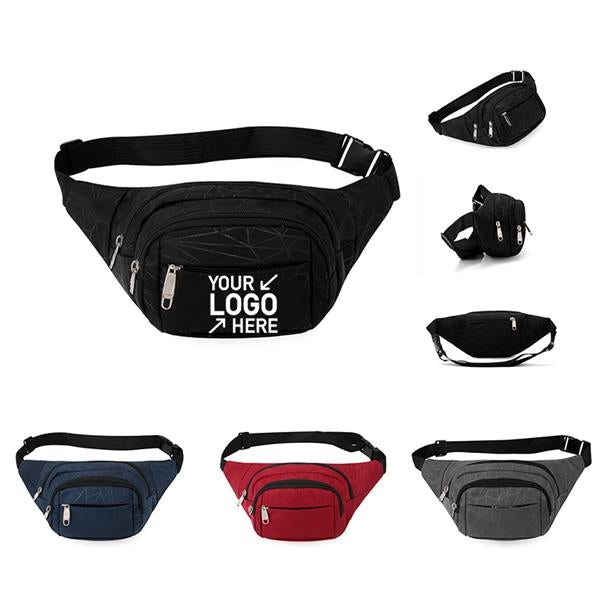 3 Zipper Bumbag Fanny Pack