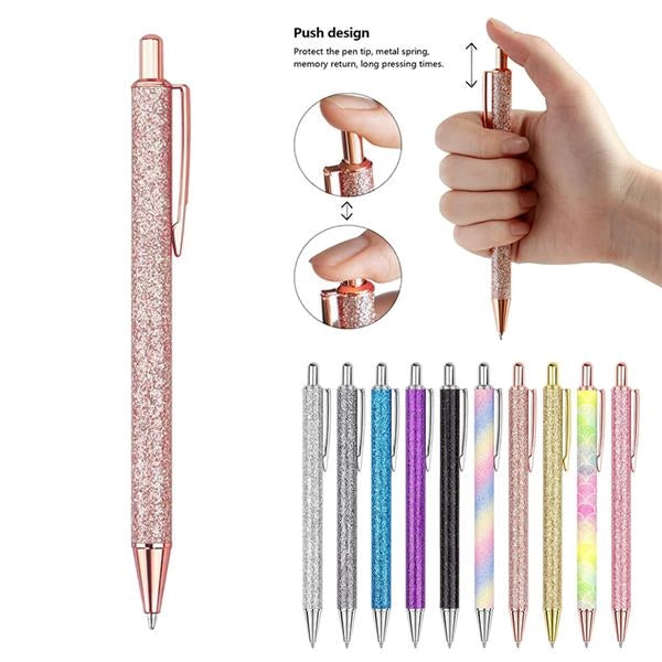 Retractable Glitter Pen