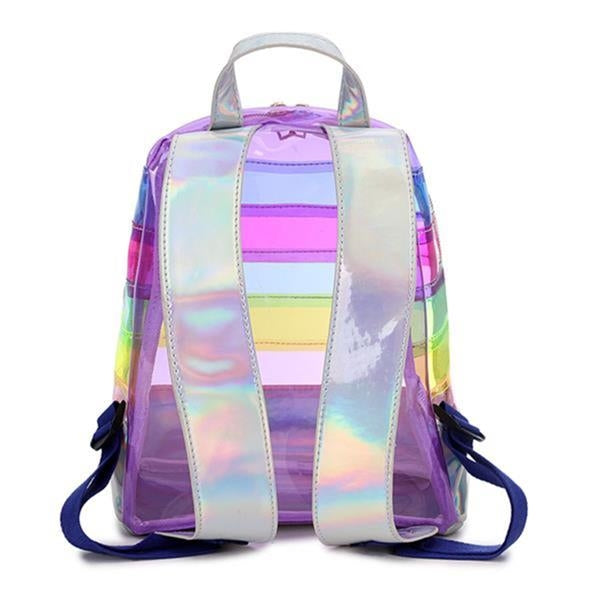 Rainbow Holographic Backpack