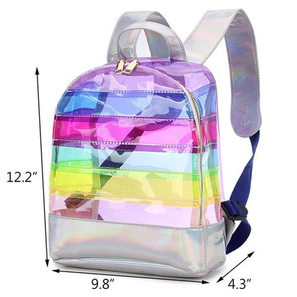 Rainbow Holographic Backpack