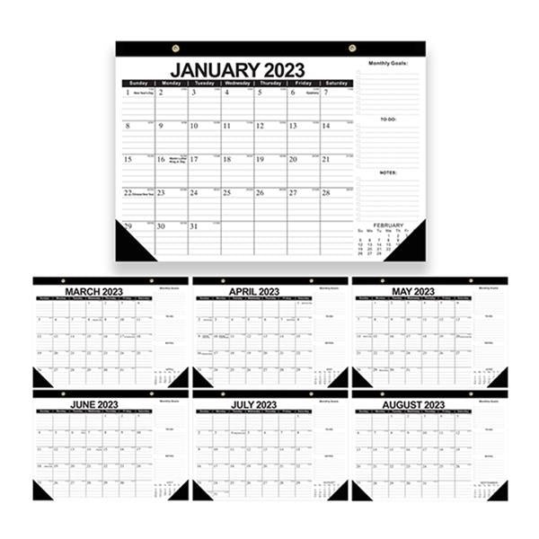 18-Month Desk Calendar