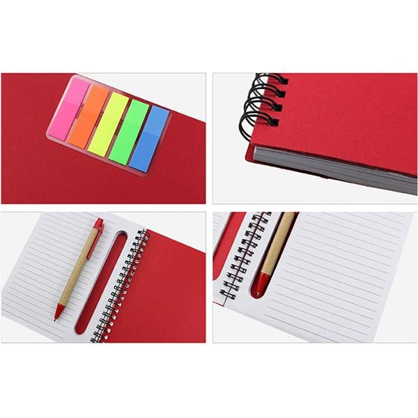 Business Notepad w/ Pen & Sticky Notes