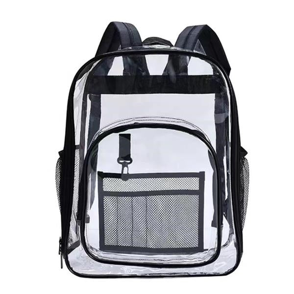 Clear Backpack w/ Reinforced Strap
