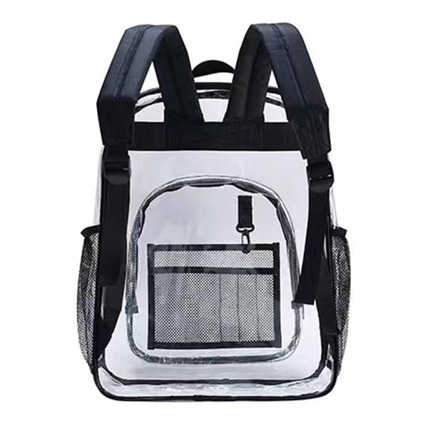 Clear Backpack w/ Reinforced Strap