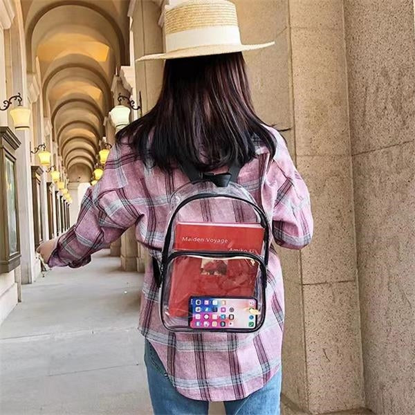 Transparent See Through Backpack