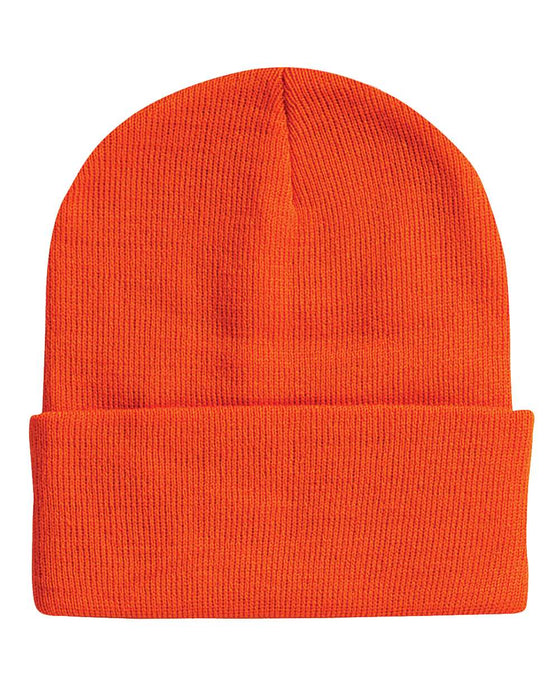 Sportsman Solid 12in Cuffed Beanie