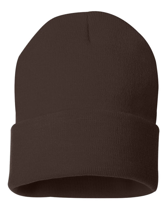 Sportsman Solid 12in Cuffed Beanie