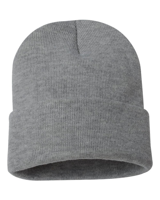 Sportsman Solid 12in Cuffed Beanie