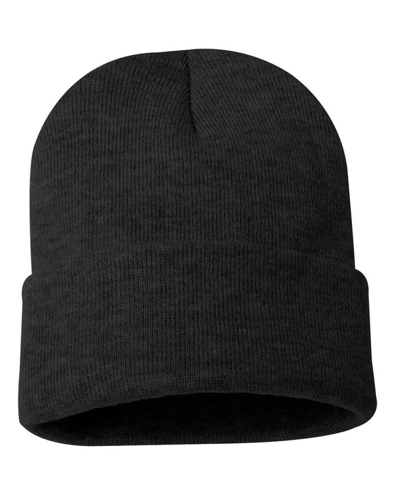 Sportsman Solid 12in Cuffed Beanie