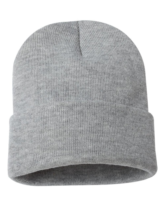 Sportsman Solid 12in Cuffed Beanie